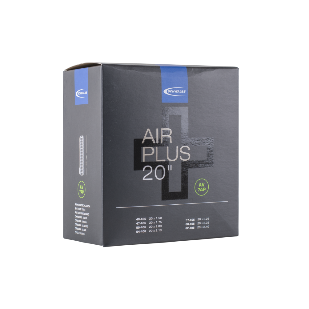 Schwalbe Air Plus 20” Inner Tube (ETRTO 40/62-406)